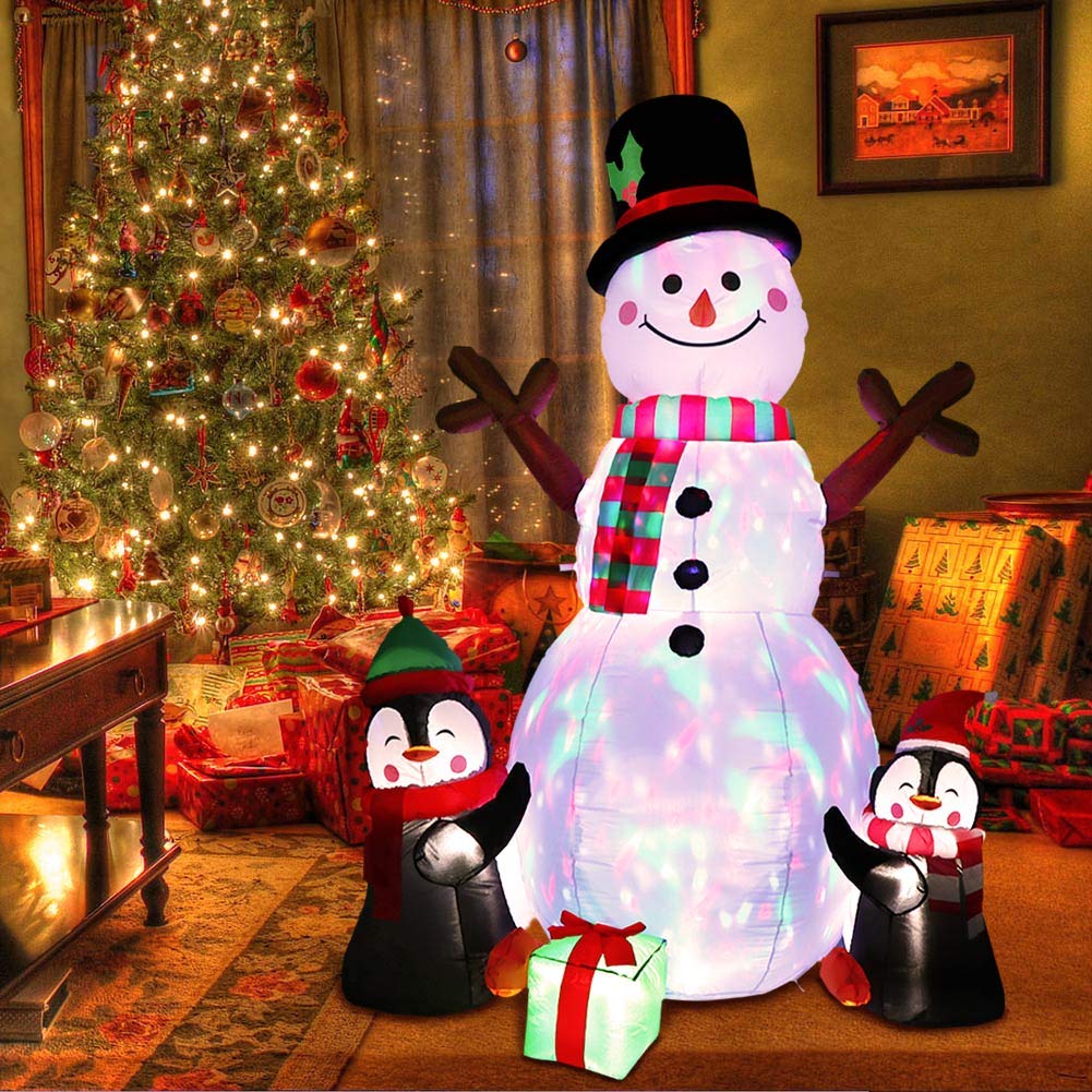 6FT  Snowman Penguin Inflatables Outdoor Decorations