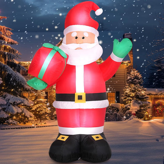 8FT Giant Christmas Santa Claus Inflatables Outdoor Decorations